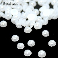 Полу-бусы  6мм (20гр) цв.33 белый 