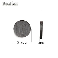 Магнит ферритовый Realtex 15мм*3мм (70шт)