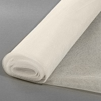 Фатин K.TRM шир.300см блестящий средней жёсткости (5м) цв.04 молочный