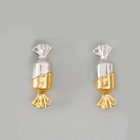 Застежка магнитная 10236887 "Конфетка" 10*30*10мм цв.золото/серебро