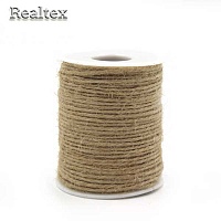 Шнур льняной для рукоделия Реалтекс 2мм цв.натуральный