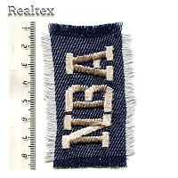 Термоаппликации джинсовые 602 "NBA" цв.мультиколор