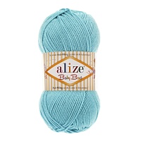 Пряжа Alize "Baby Best" (100гр) цв.287 св.бирюзовый