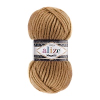 Пряжа Alize "Super Lana Megafil" (100гр) цв.499 бежевый меланж 