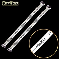 Бретели 4581/34 цв.прозрачный/серебро