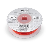 Лента капроновая  3мм OR-25 "Blitz" цв.039 апельсин 