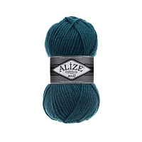 Пряжа Alize "Super Lana Maxi" (100гр) цв.212 петроль