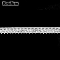 Кружево капроновое  10мм TBY 1665 (27,4м) цв.11 серый