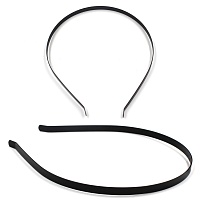 Основа для ободка "Realtex" металл.  7мм (10шт) цв.черный 