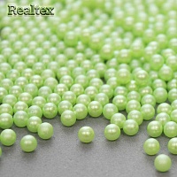 Бусины без отверстия Реалтекс 4мм 100гр цв.49 салатовый