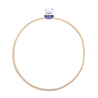 Кольцо для макраме RKW-030 дерево 300мм цв.бамбук