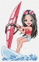 Рисунок на канве МП №1598 "Снежана" 28х37см