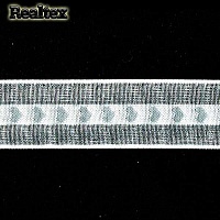 Лента капроновая 25мм Реалтекс 0408-0015 "сердечки" цв.белый