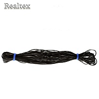  Резинка шляпная 1мм (85м) Realtex цв.черный