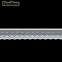 Кружево стрейч  25мм TBY 8028 цв.01 белый