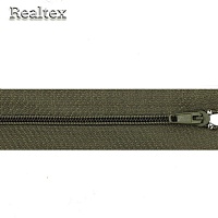 Молния витая х/б Т.3 20см цв.263С болотный