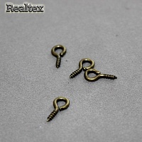 Штифт винтовой 25616 9мм цв.бронза 