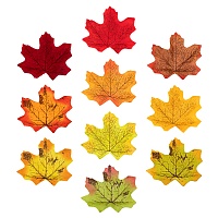 Листики ALT-01 клён 8*7см цв.MIX