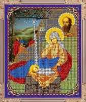 Рисунок на канве бисер "Светлица" 443 А-4 "Рождество"