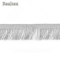 Бахрома металлизированная  40мм TBY 016/6709 цв.серебро