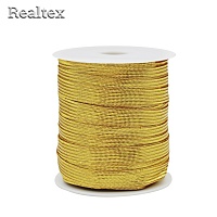 Галун Realtex металлизированный 10мм цв.светлое золото