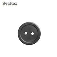 Пуговицы 2 прокола 14мм КЛ 14-2 цв.черный 