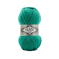 Пряжа Alize "Super Lana Maxi" (100гр) цв.642 светлый изумруд