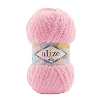 Пряжа Alize "Softy Mega" (100гр) цв.185 светло-розовый