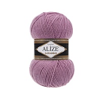 Пряжа Alize "Lana Gold" (100гр) цв.028 ярко-сухая роза