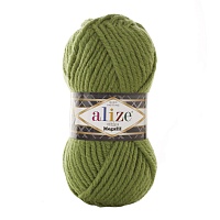 Пряжа Alize "Super Lana Megafil" (100гр) цв.485 оливковый