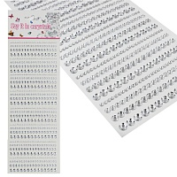 Стразы клеевые акриловые Realtex №2 (блистер) (640шт) цв.кристалл