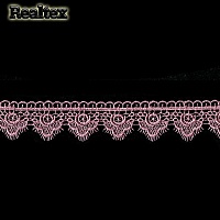 Кружево  гипюр  Реалтекс  30мм LF-6668 цв.16 пыльная роза