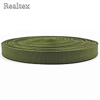  Лента ременная Realtex Premium 25мм (45,7м) цв.20 хаки