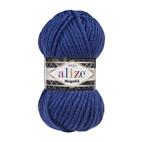 Пряжа Alize "Super Lana Megafil" (100гр) цв.141 василек