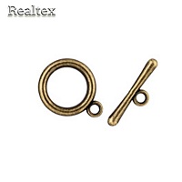 Застежка-тогл для бижутерии "Zlatka" MFT-03 цв.темная бронза