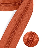Молния рулонная витая N Т.5 (200м) цв.287F ярко-коричневый