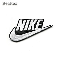  Термоаппликации Realtex RT-185 "NIKE" цв.белый/черный