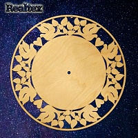 Заготовка для декорирования деревянная Циферблат "Голуби" 31см