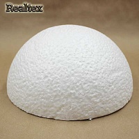 Заготовка для декорирования Полусфера  24см (2шт) (пенопласт пористый) 